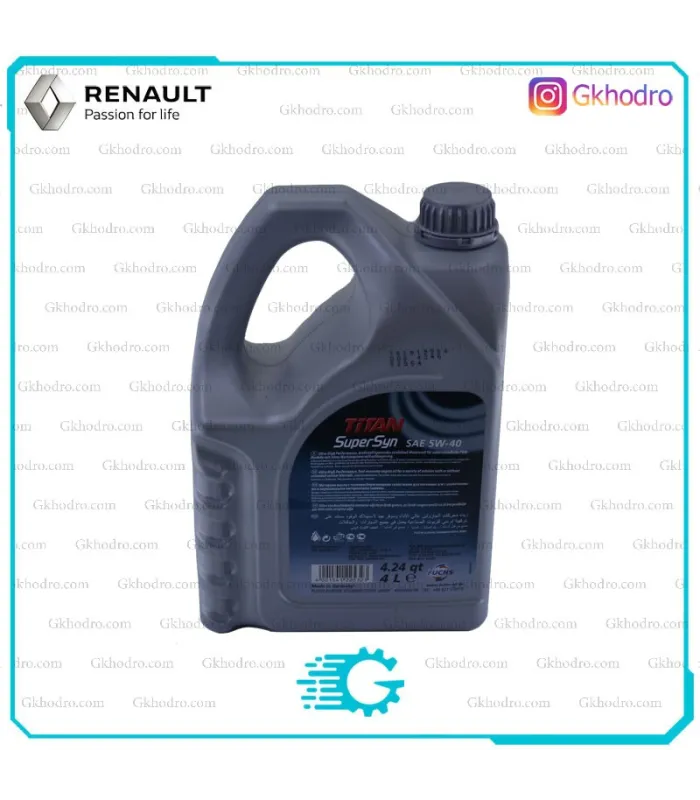 قیمت روغن موتور فوکس FUCHS 5W40 حجم 4 لیتر