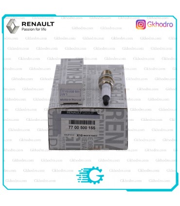 شمع موتور پژو 206 تیپ 2 اصلی فرانسوی 7700500155 (1دست)