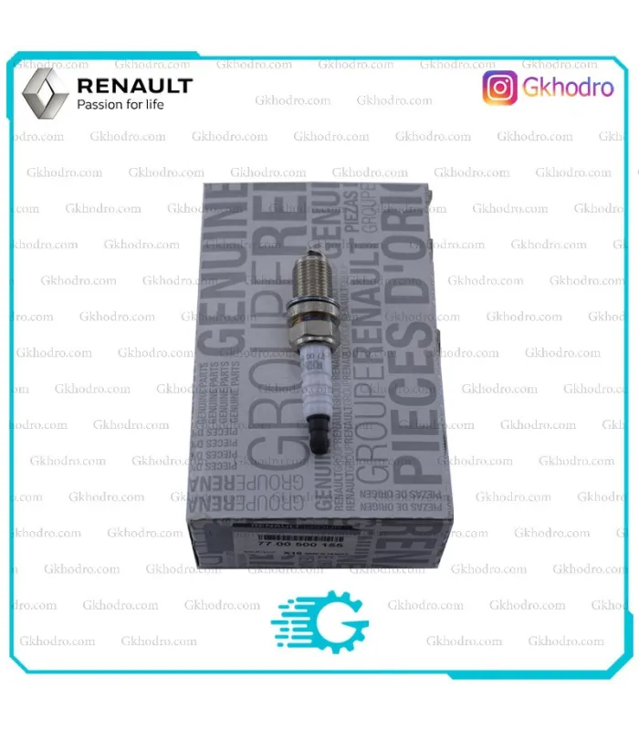 شمع موتور پژو 206 تیپ 2 اصلی فرانسوی 7700500155 (1دست)