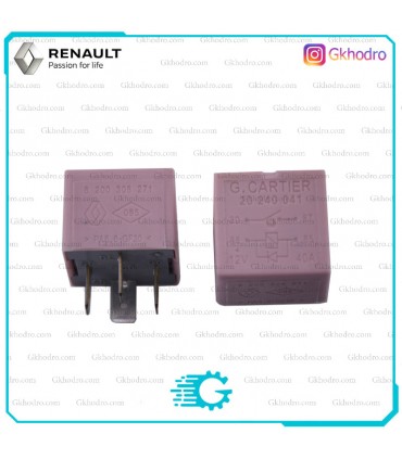 رله فن اصلی سیمبل جی کارتیل بنفش (G.CARTIER)