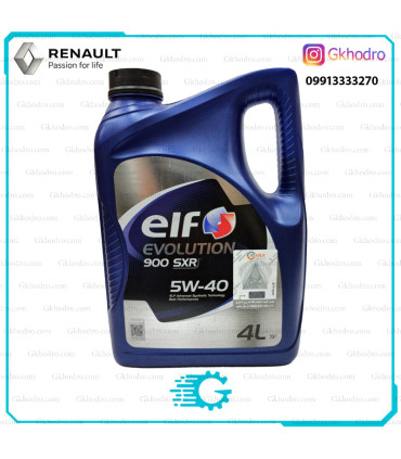 روغن موتور 4 لیتری ELF EVOLUTION 900 SXR 5w-40