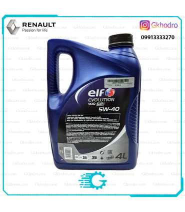 روغن موتور 4 لیتری ELF EVOLUTION 900 SXR 5w-40