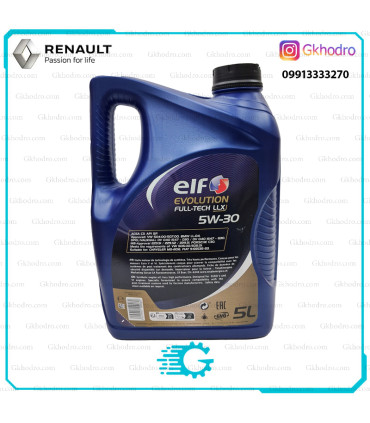 روغن موتور 5 لیتری ELF EVOLUTION FULL-TECH LLX 5w-30